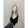 Zapato tacón lazo