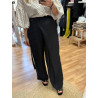 Pantalón lino cruce