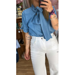 Blusa lazada vaquera