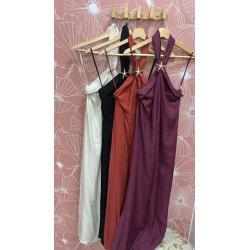 Vestido lino estrella