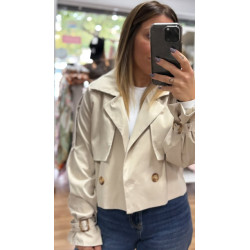 Gabardina corta