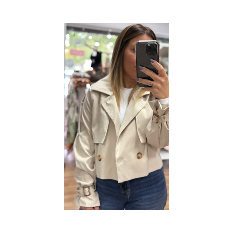 Gabardina corta