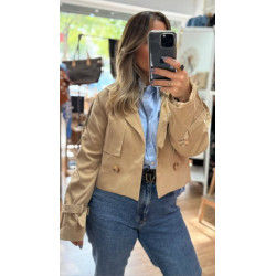 Gabardina corta