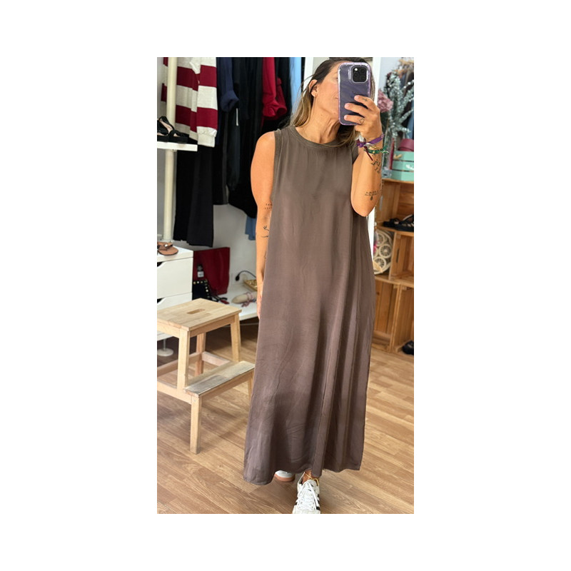 Vestido saten básico
