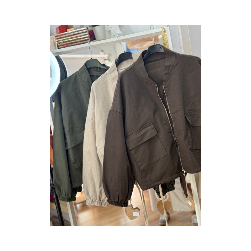 Chaqueta oversize casual