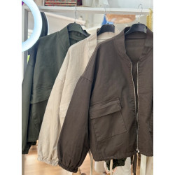 Chaqueta oversize casual