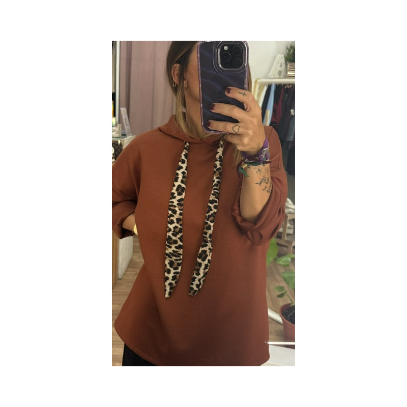 Sudadera cuerda animalprint