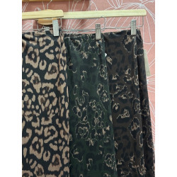 Falda animalprint gasa