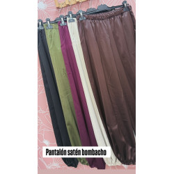 Pantalón globo saten