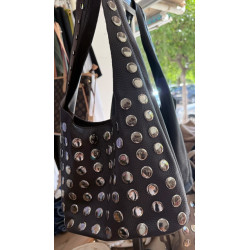 Bolso tachuela piel