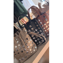 Bolso tachuela mini  piel