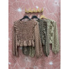 Blusa corta vichy