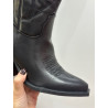 Bota cowboy negra