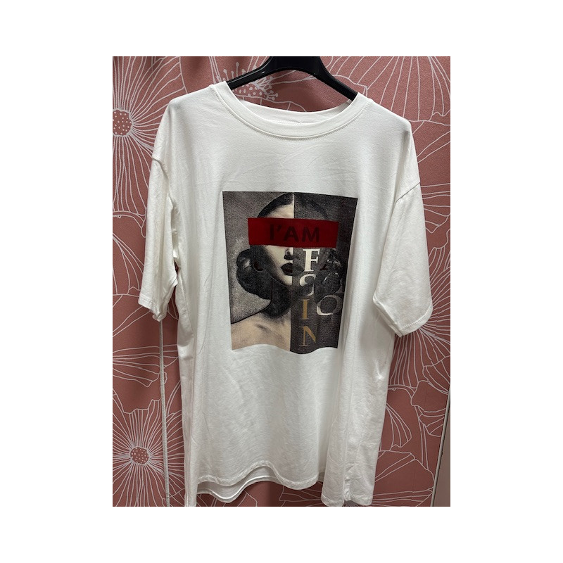 Camiseta mujer oversize
