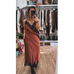 Lencero encaje saten