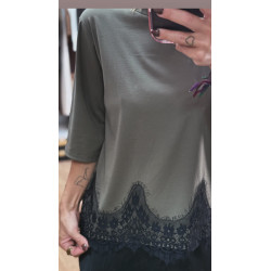Camiseta encaje