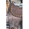 Bolso flecos marron