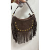 Bolso flecos marron