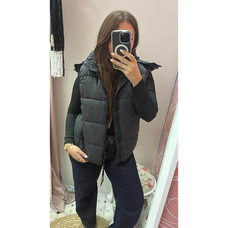 Chaquetón acolchado sin mangas