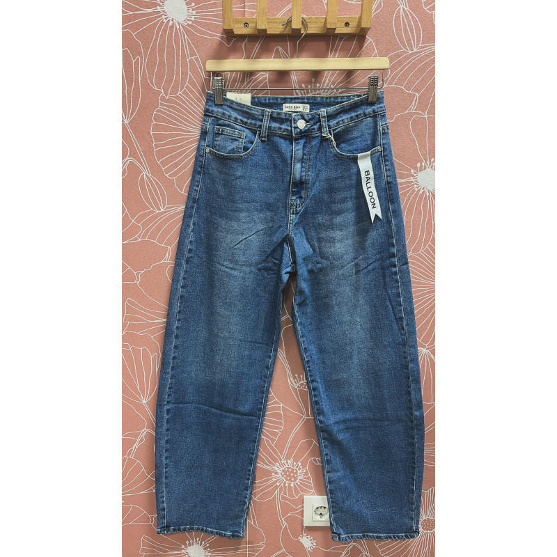 Pantalón globo vaquero