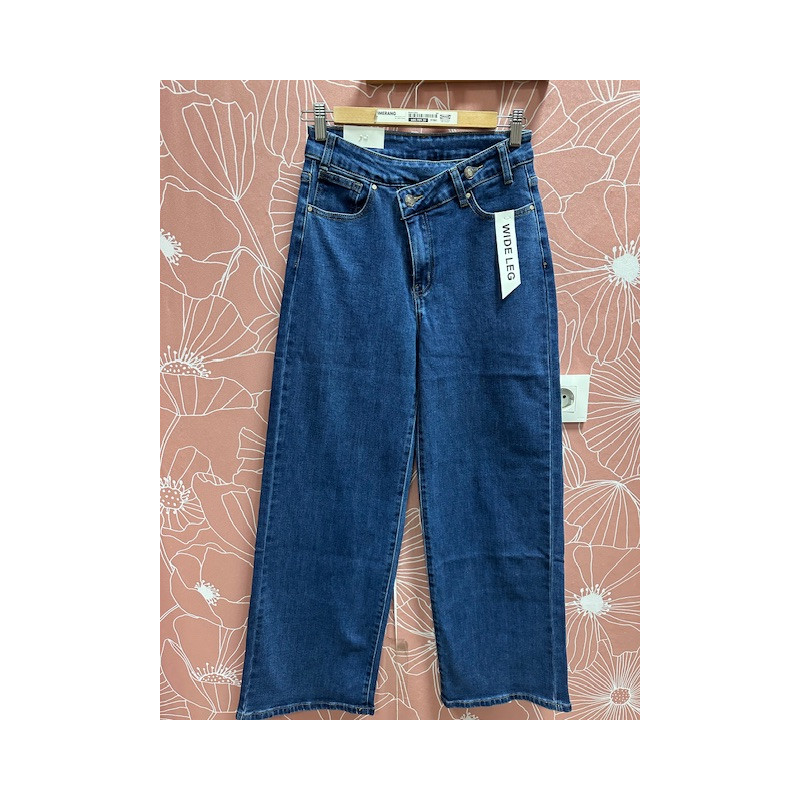 Pantalón vaquero cruce