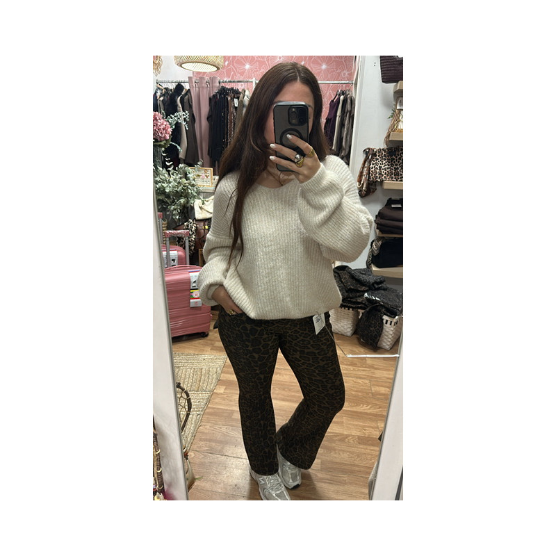 Pantalón malla campana