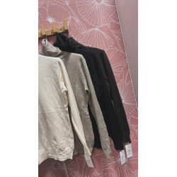 Jersey finito cuello vuelto