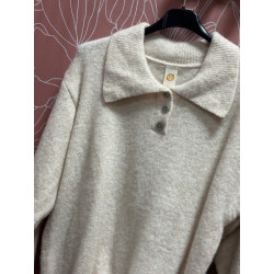 Jersey polo lana básico