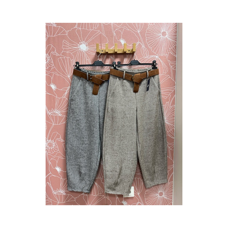 Pantalón ballon cinturón