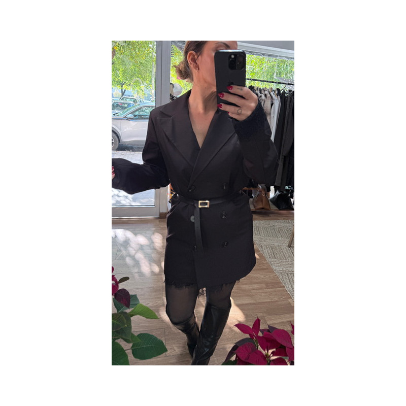 Vestido blazer encaje