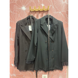 Vestido blazer encaje