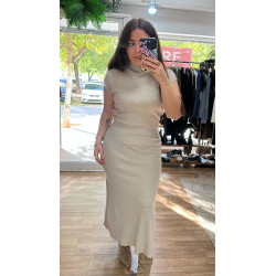 Conjunto top y falda punto