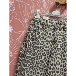 Pantalón recto animalprint