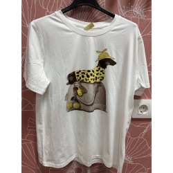 Camiseta estampado básica