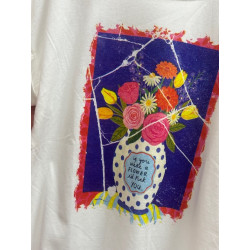 Camiseta flores
