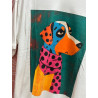 Camiseta perro lunares