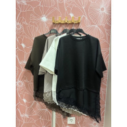 Camiseta encaje