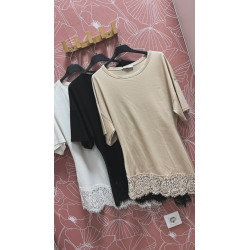 Camiseta encaje