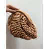 Bolso rafia marron