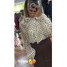 Blusa lunares gasa
