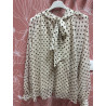 Blusa lunares gasa