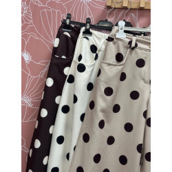 Pantalón globo lunares