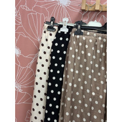 Pantalón bombacho lunares