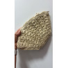 Bolso concha rafia