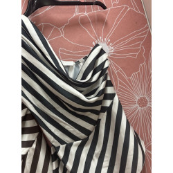 Top rayas asimétrico