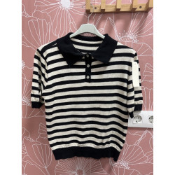 Camiseta polo rayas