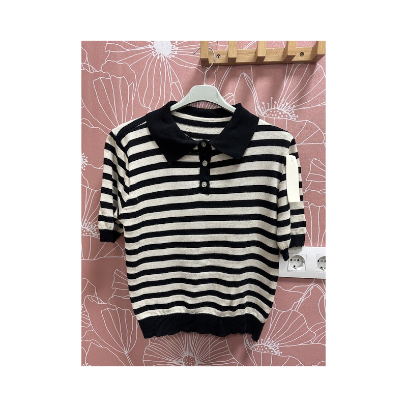 Camiseta polo rayas