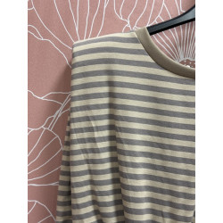 Camiseta hombrera rayas