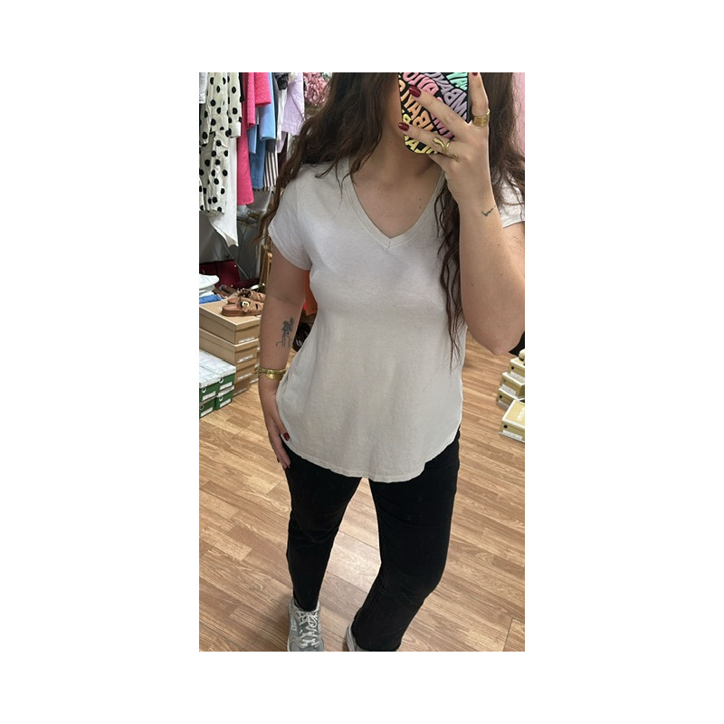 Camiseta básica pico