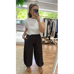 Pantalón Bombacho lino